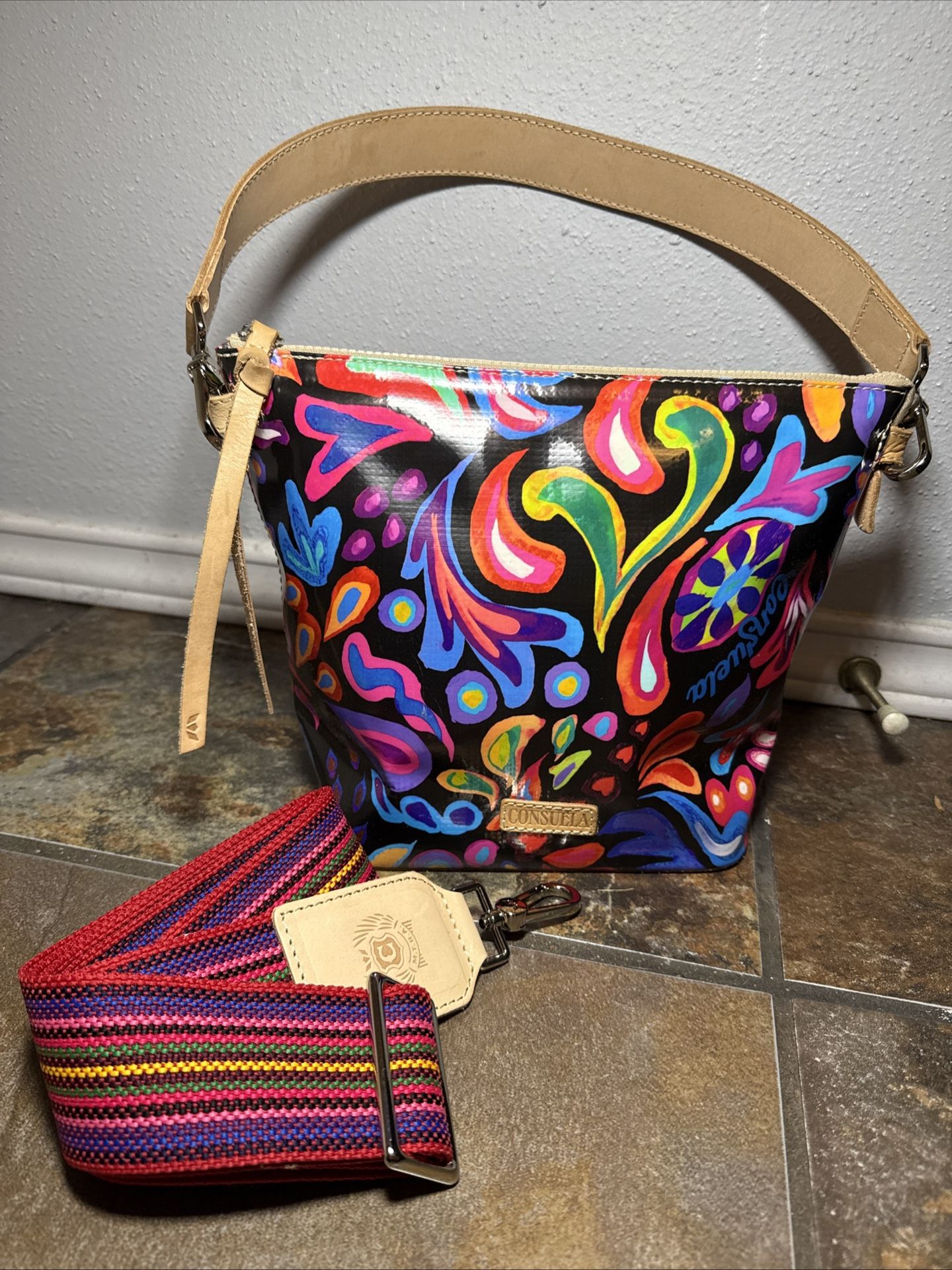 Consuela Sophie Crossbody Hobo Bag with Dual Straps