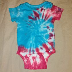 12 Months Tie Dyed Onesie • Gerber 