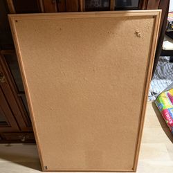 BULLETIN BOARD  34 1/2"w x 22 1/2"tall; cross streets are Arapaho & Waterview