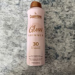 Coppertone Glow Shimmer SPF 30 Spray Sunscreen 5 oz Broad Spectrum