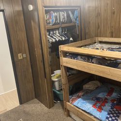 Twin Bunk bed Set With Mattress-Cash Sale