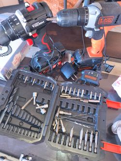 Hyper Tough & Black+Decker 20V Drill Set with Accessories