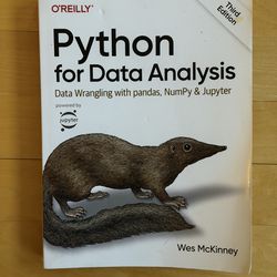 Python for Data Analysis (Third Edition)