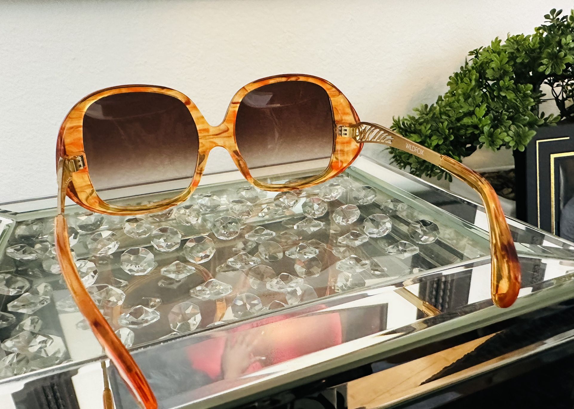 Wildfox Liz Oversized Sunglasses Smart Fox Sunglasses | Rosewater – Wildfox Couture main image 3