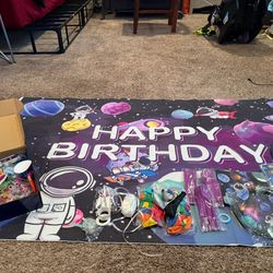 Space Birthday Decorations 
