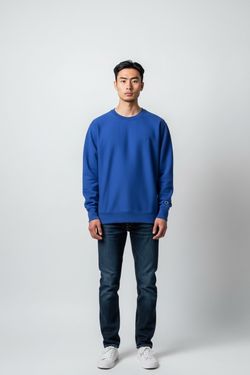 Blue Champion crewneck sweatshirt