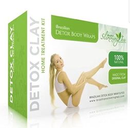 Brazilian Silky n’ Slim Volcanic Clay Organic Body Wrap Home Spa Treatment