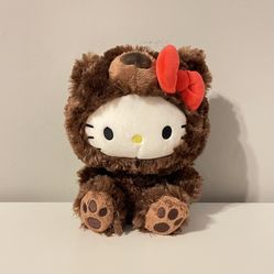 Hello Kitty x Gund 10” Teddy Bear Plush