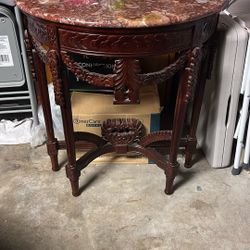 End Table With Granite Top