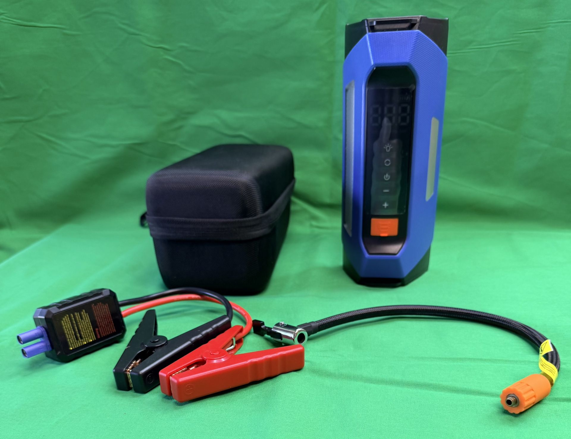 BATTERY JUMPER WITH TIRE INFLATOR