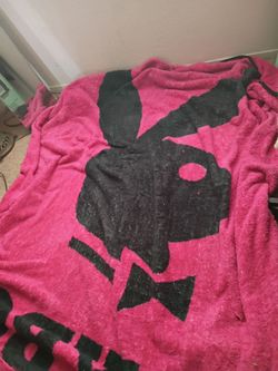Hot Pink Play BoyBig  Blanket