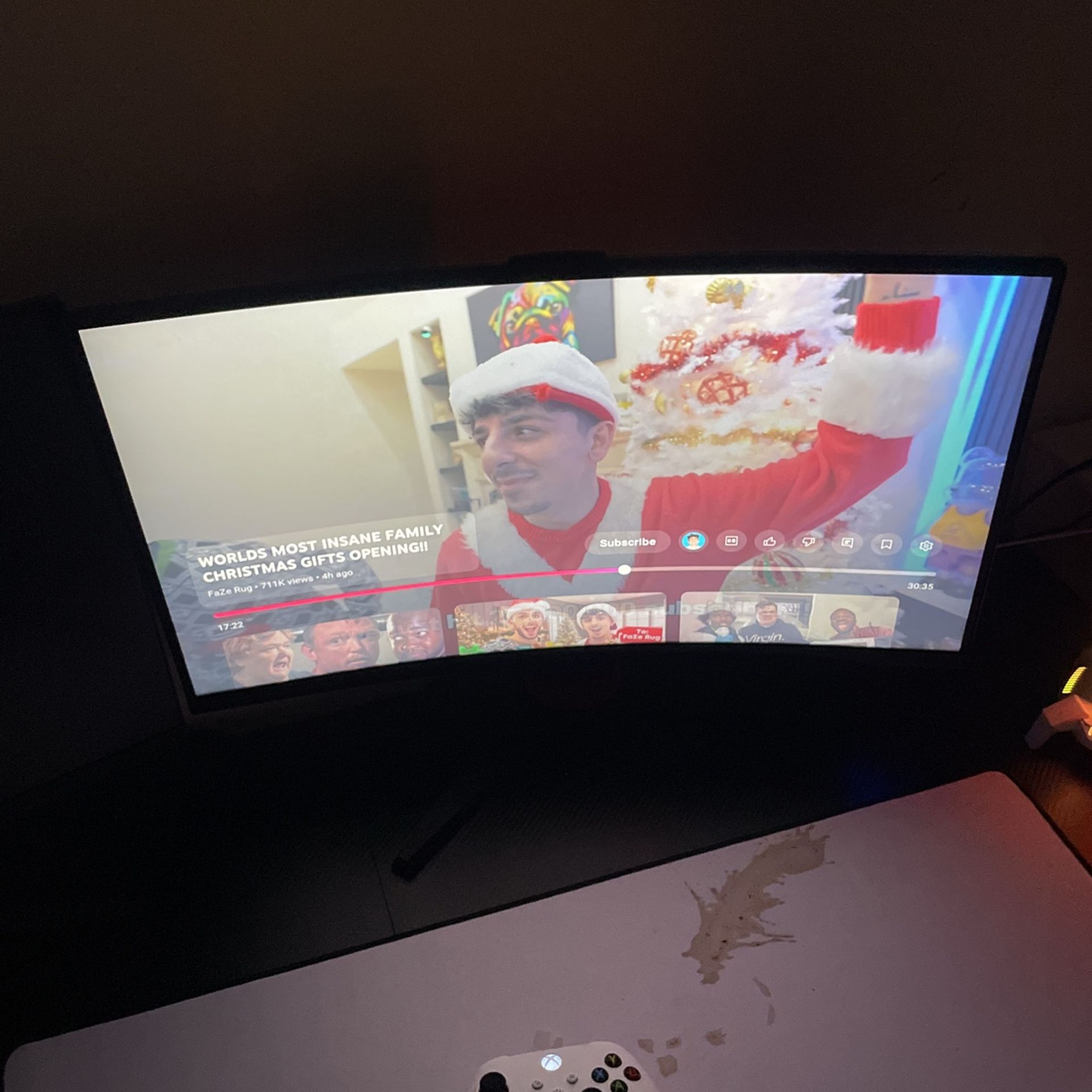 Curved Gaming Monitor 165hz 27in