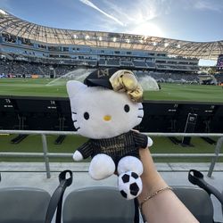 Hello kitty LAFC Plushie 