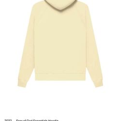 Brand new authentic essential hoodie, Canary yellow