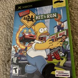 Simpsons hit and run Xbox