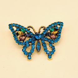 Blue Butterfly 🦋 Brooch 