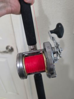 Shimano Torium 30 with 7ft 30-80lb rod