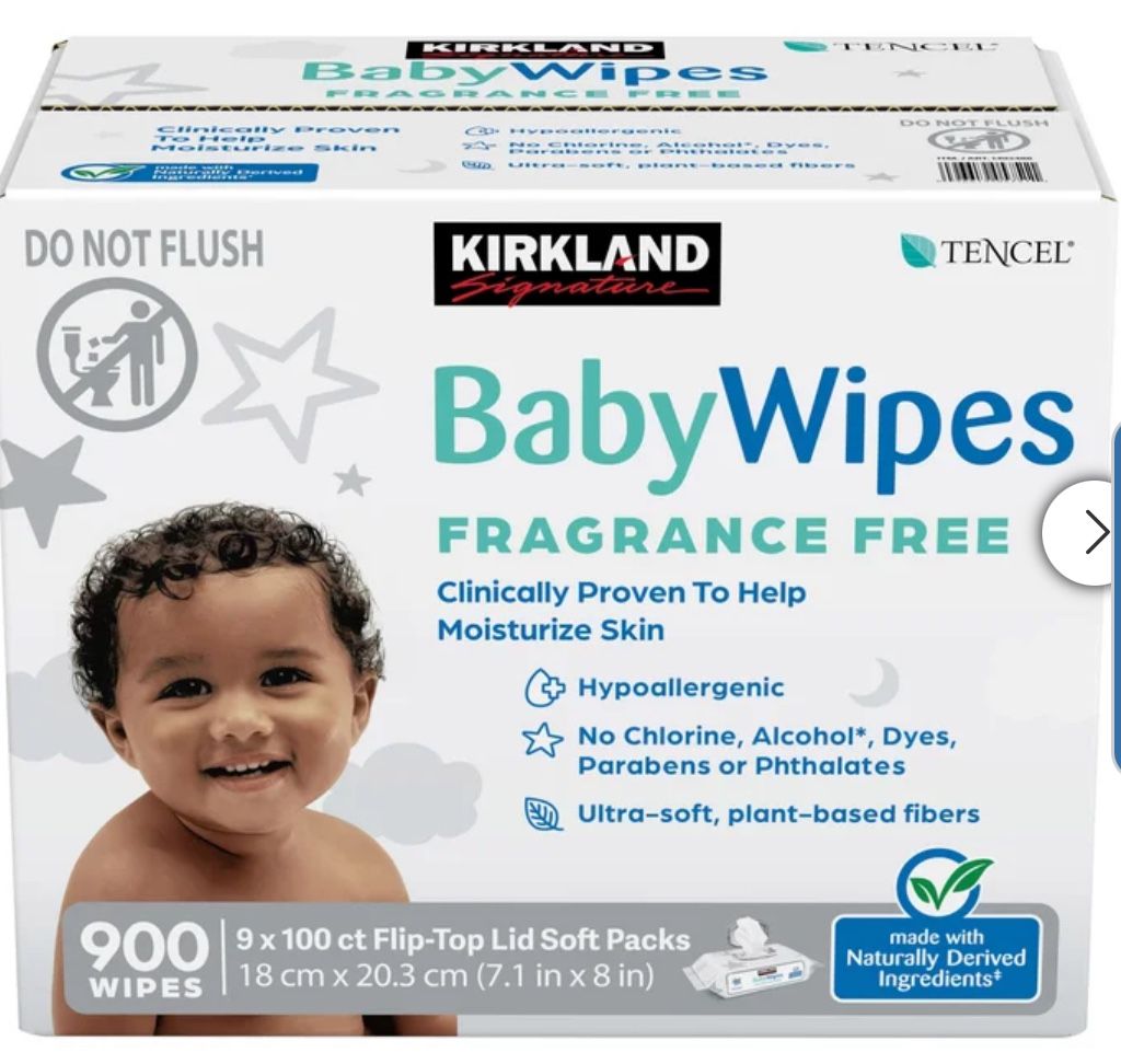 900 Baby Wipes $35