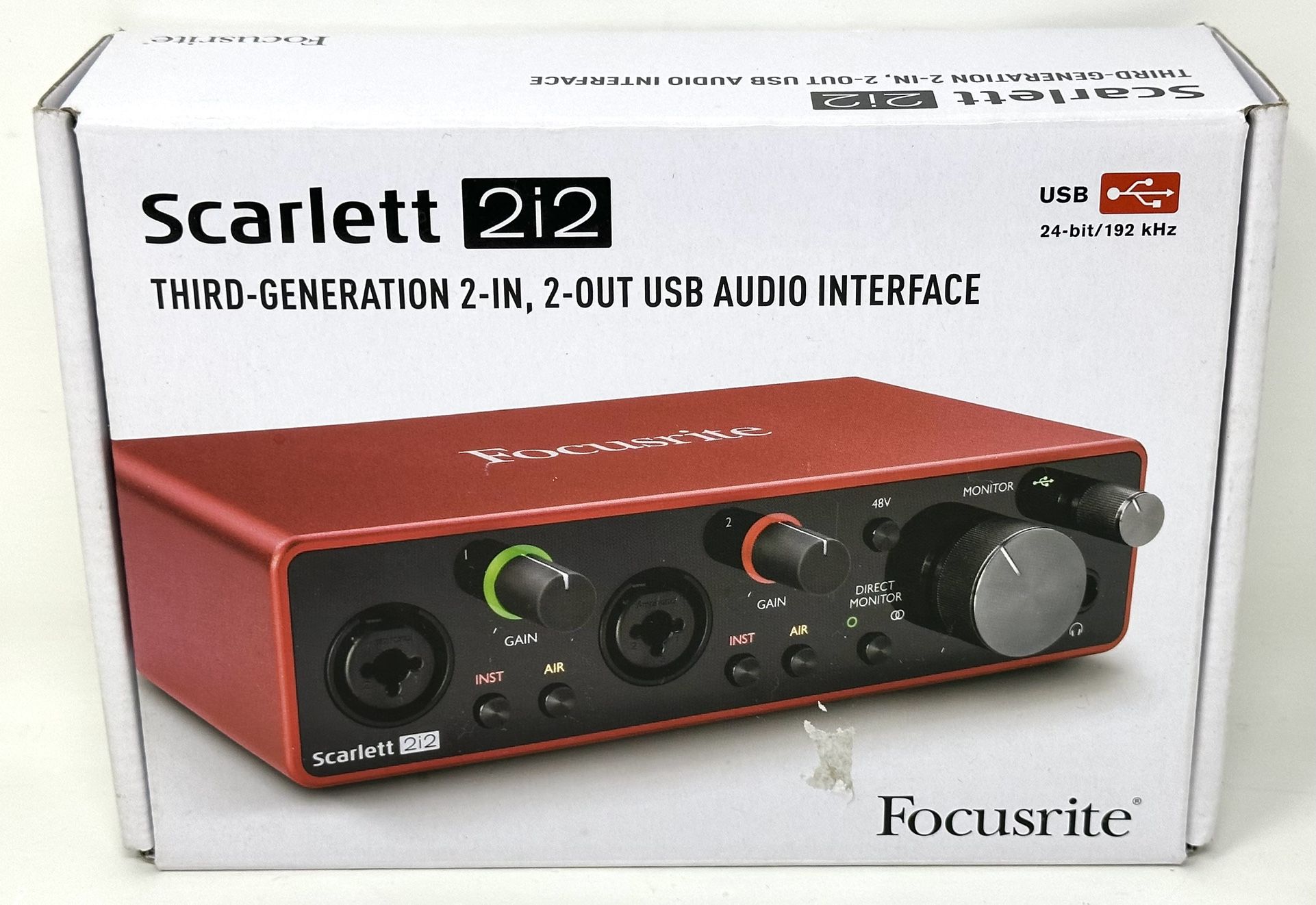 Focusrite Scarlett 2i2 3rd Gen USB Audio Interface