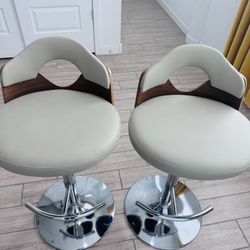 Swivel Bar Stool Set Of  2