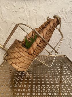 Vintage wicker rattan