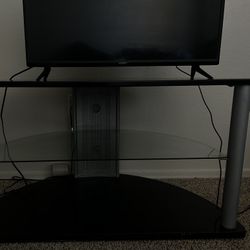 GLASS TV STAND FOR SALE