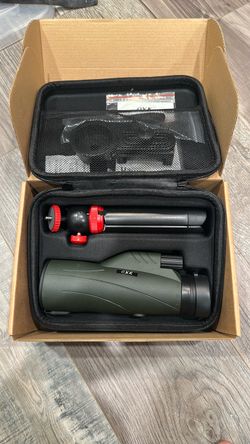 Monocular with mini-tripod and case
