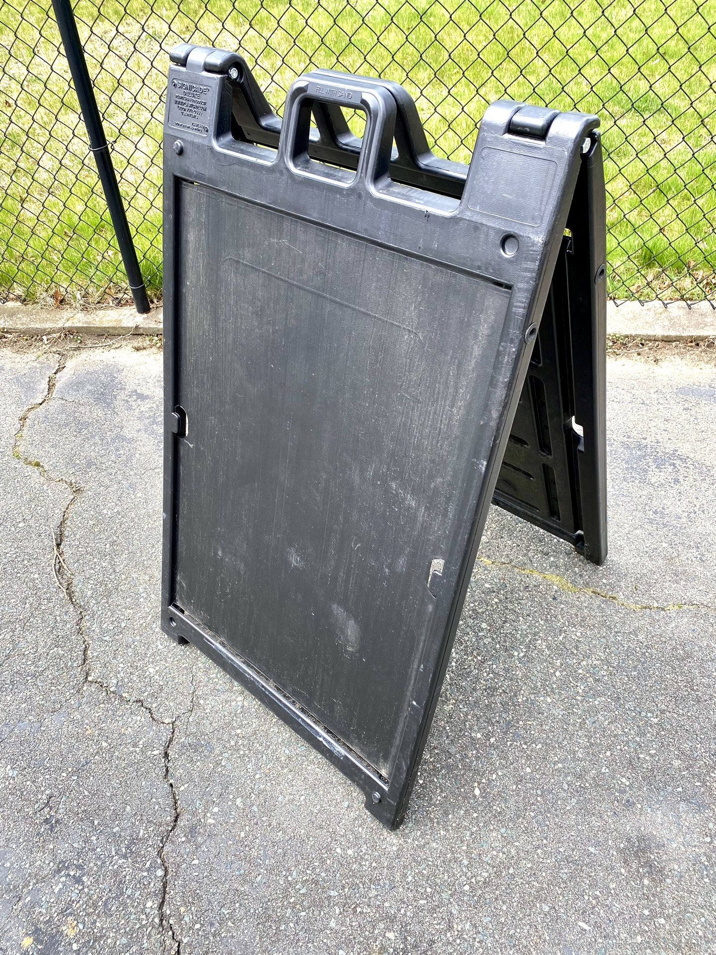 Black A-Frame Business Sign 