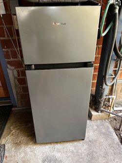 Mini fridge with 2 doors
