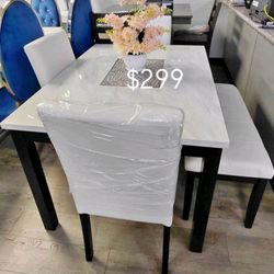 5-pc Dining Table Set On Sale ✅$299 No Tax