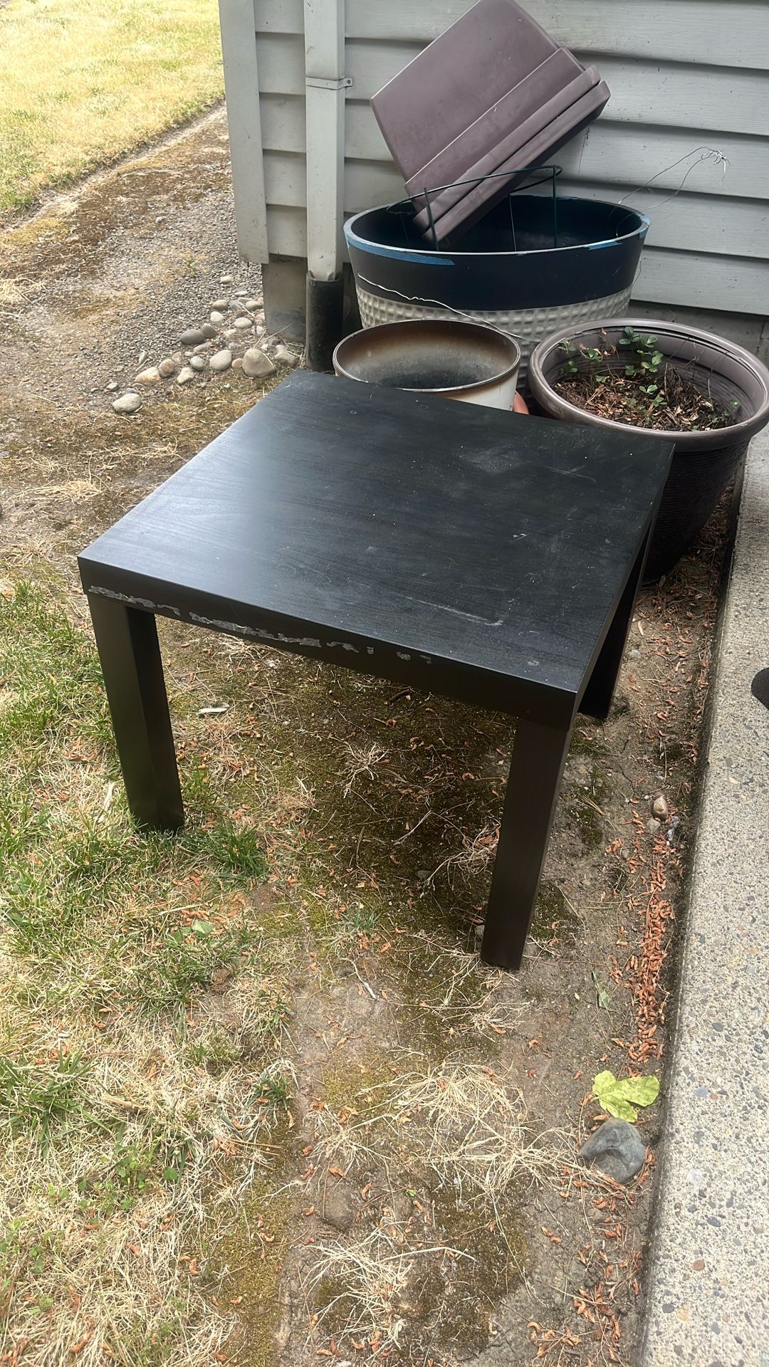 Small Black Side Table