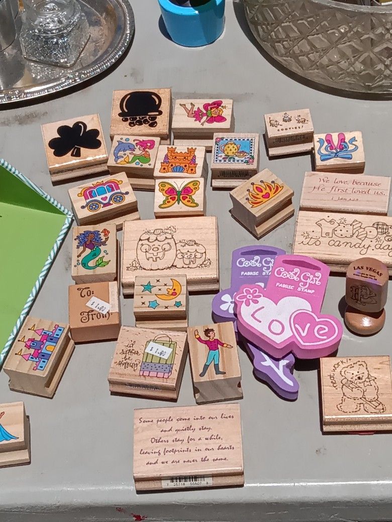 Collection Of Ink Stamps ( Not Postal )