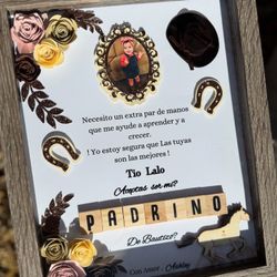 Padrinos Proposal Shadow Box