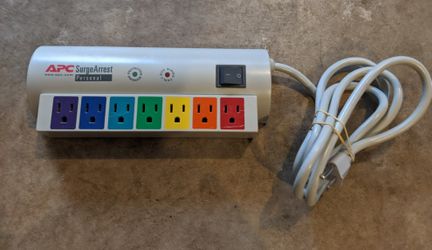 APC Surge Arrest Personal Power Surge Protector, 7 outlets
