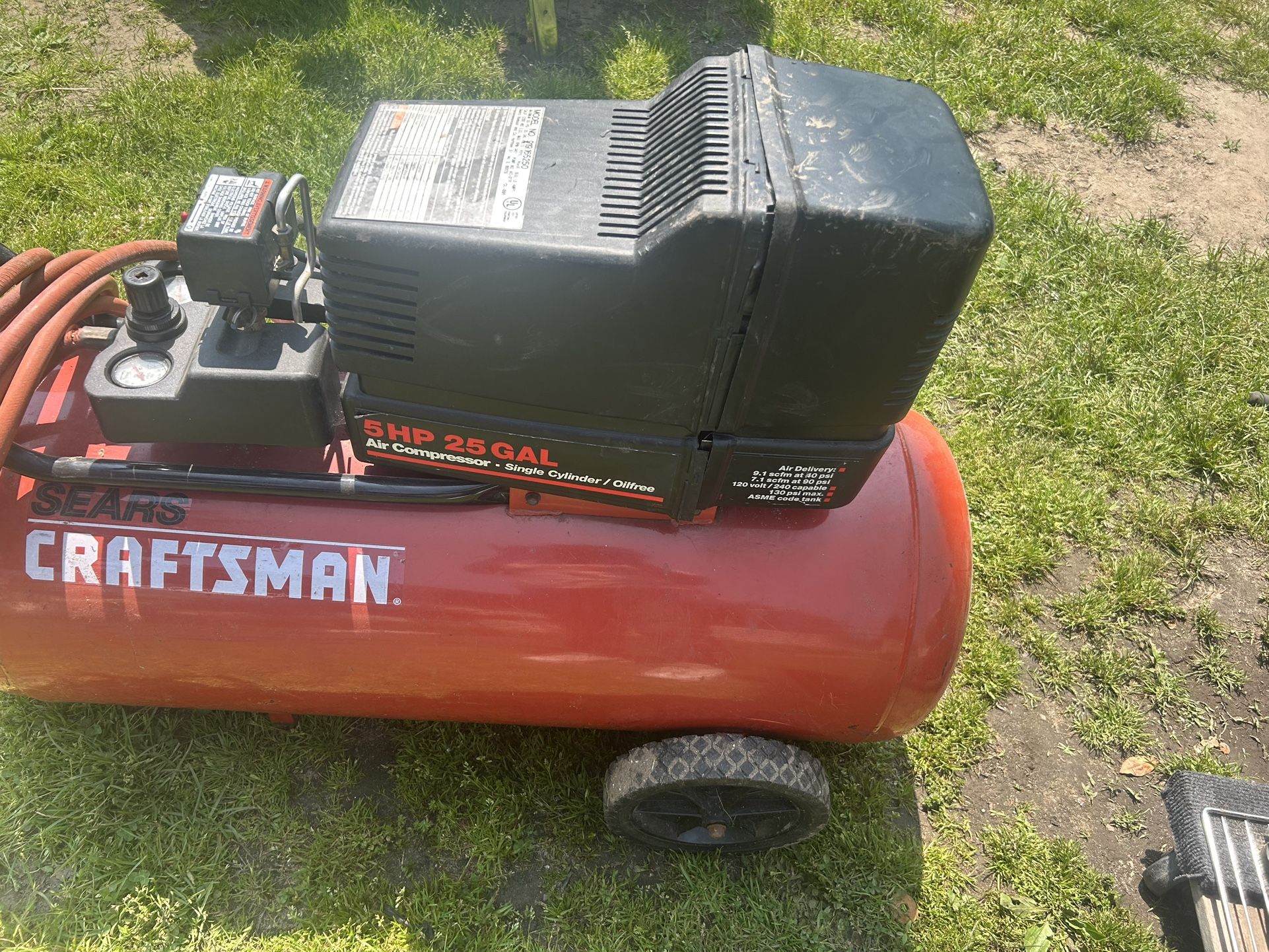 Sears Craftsman Air Compressor Works