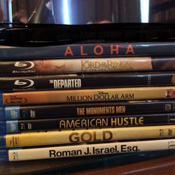 Blu ray bundle new with 2 used