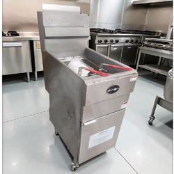 NEW Commercial Restaurant Deep Fryer 45lbs NG Or LP