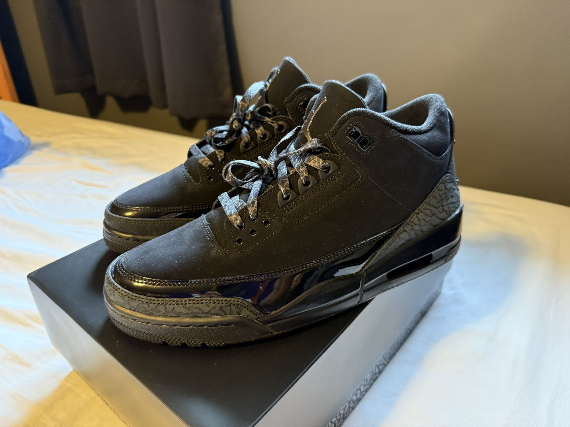 Jordan 3 Black Cat Size 11 DS