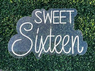 Sweet 16 neon sign