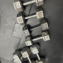 25lb dumbells 