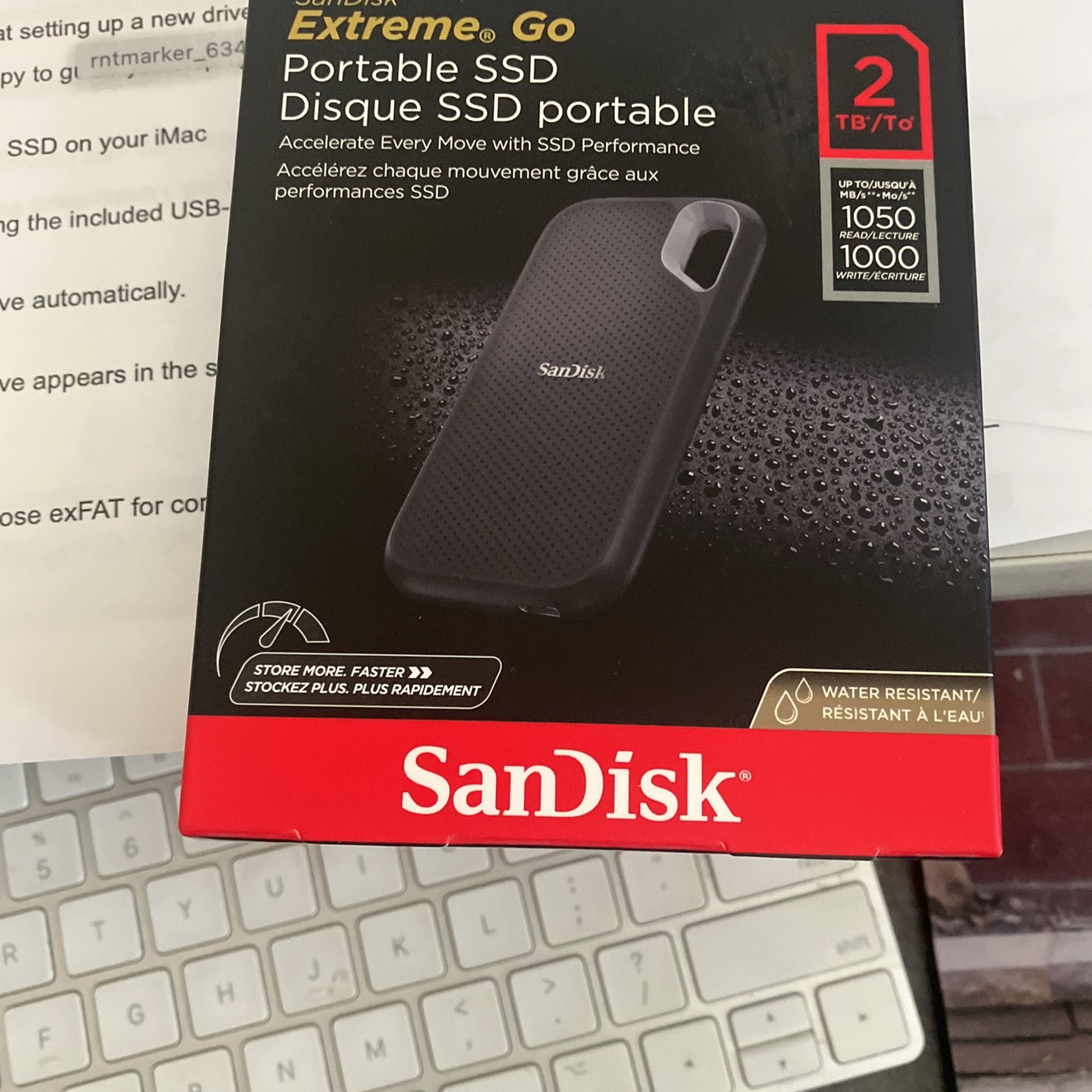 SanDisk “new” 2TB Extreme Go