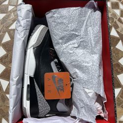 Jordan 3 Black Cement Size 8 Men’s 