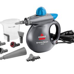 BISSELL® Steam Shot™ Omni handheld portable steam cleaner for tile, grout, windows, bathrooms, kitchens, includes 7 tools