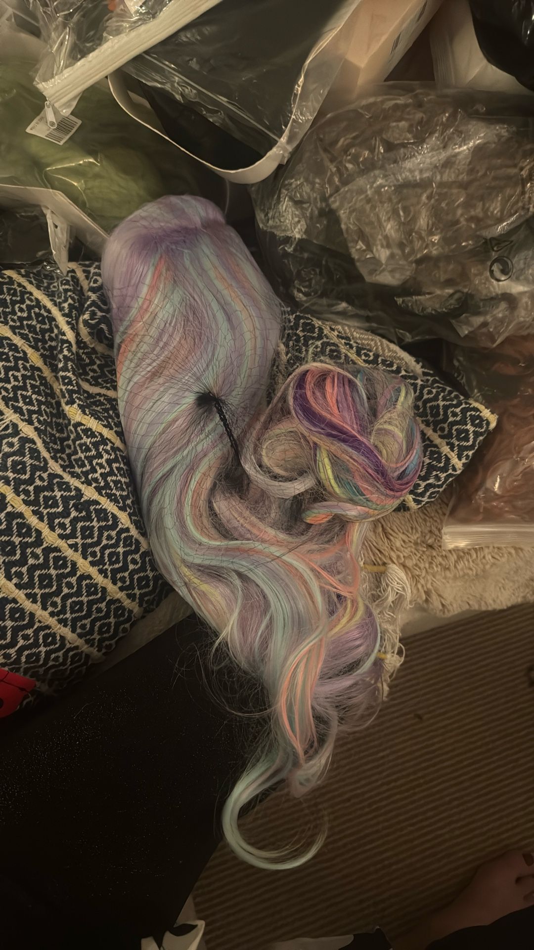 Unicorn Long Wig