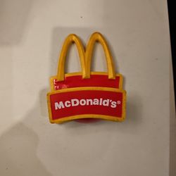 Vintage Mc Donalds Memo Buddy Refrigerator magnet