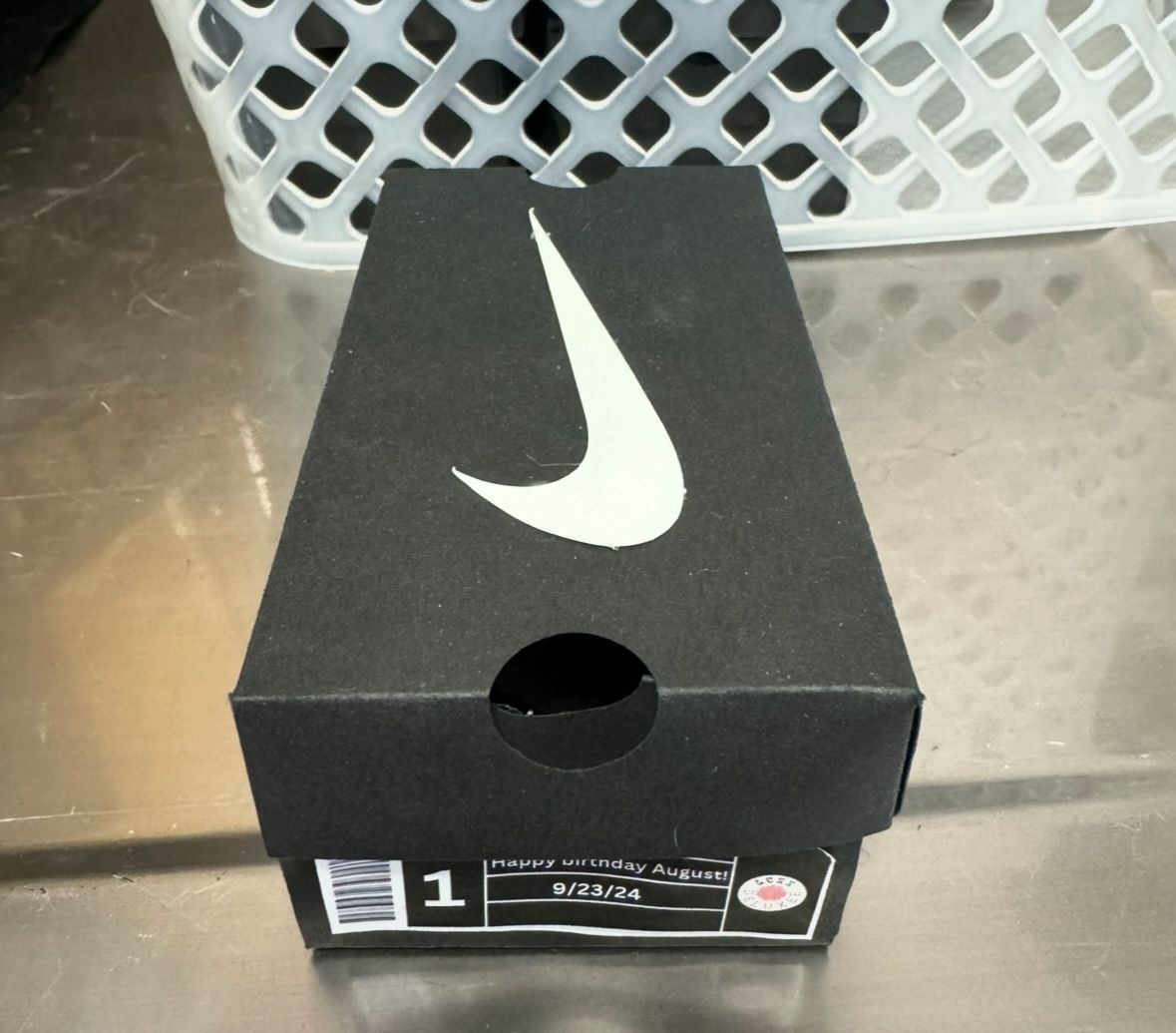 Mini Nike Shoe Party Favor Box