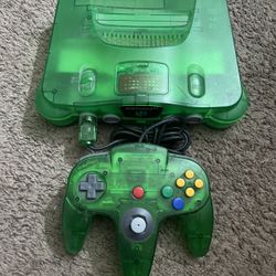 Nintendo 64 Jungle Green Edition for Sale in Fontana, CA - OfferUp