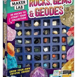 Rocks, Gems and Geodes: Maker Lab (Klutz STEM Kit) 