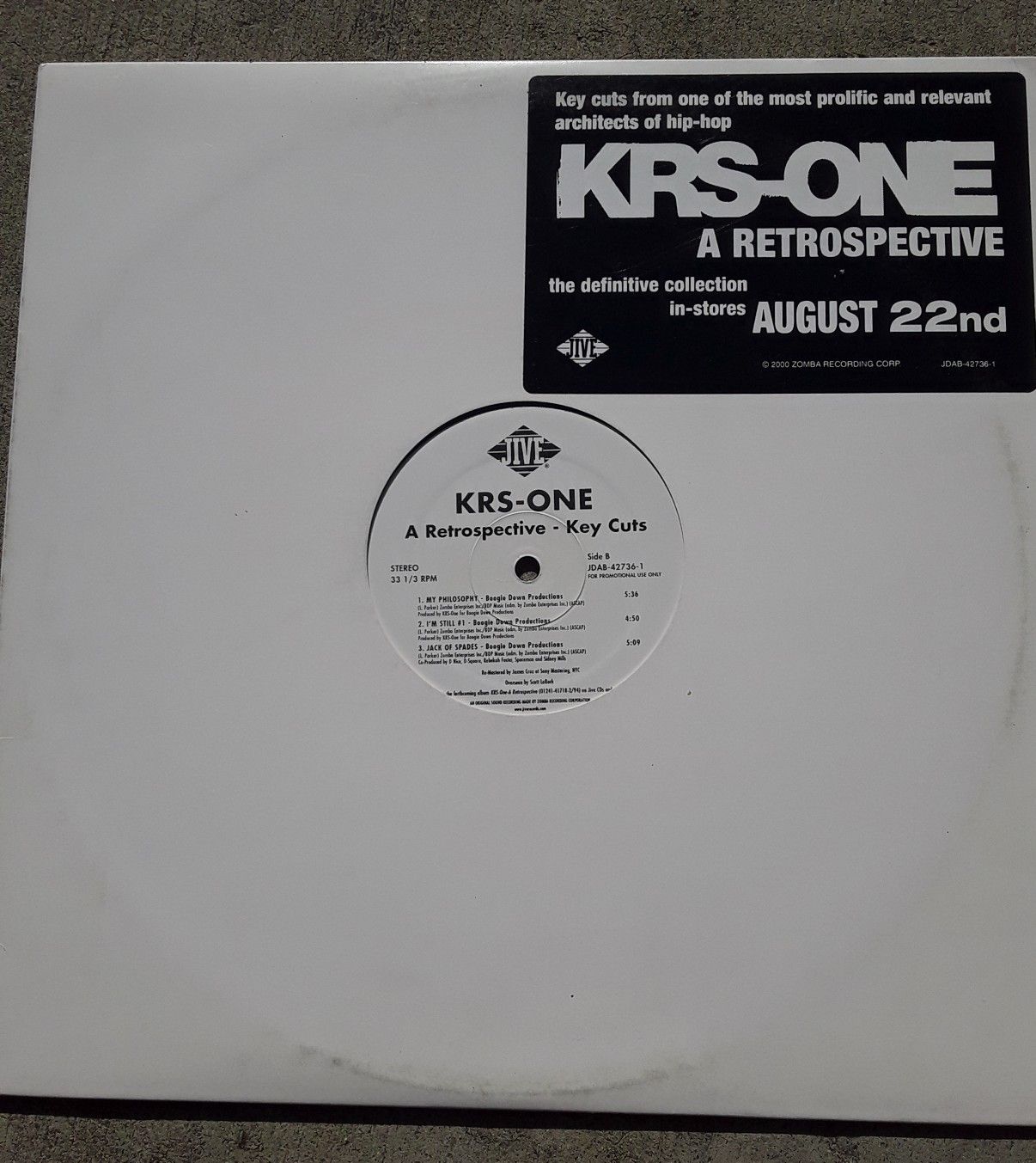 KRS-ONE Vinyl Record