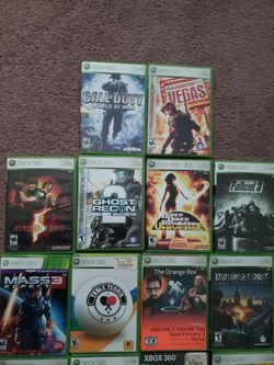 XBOX 360 GAME LOT